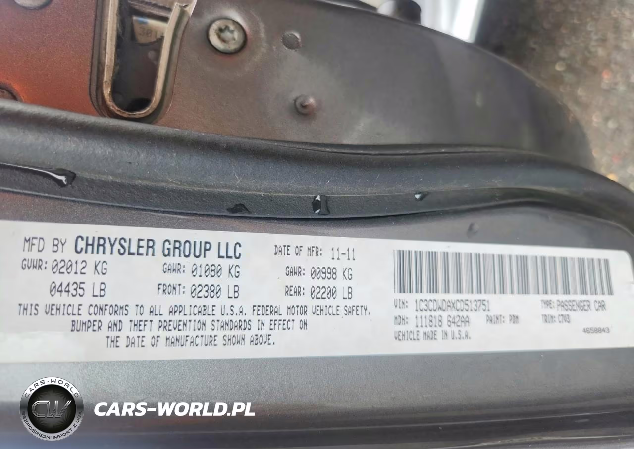 2012 Dodge Caliber Sxt VIN:1C3CDWDAXCD513751 - 14