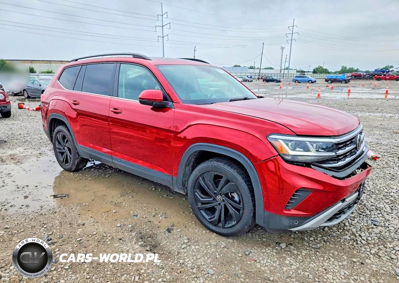 2022 Volkswagen Atlas Se VIN:1V2KP2CA3NC509976 - 4
