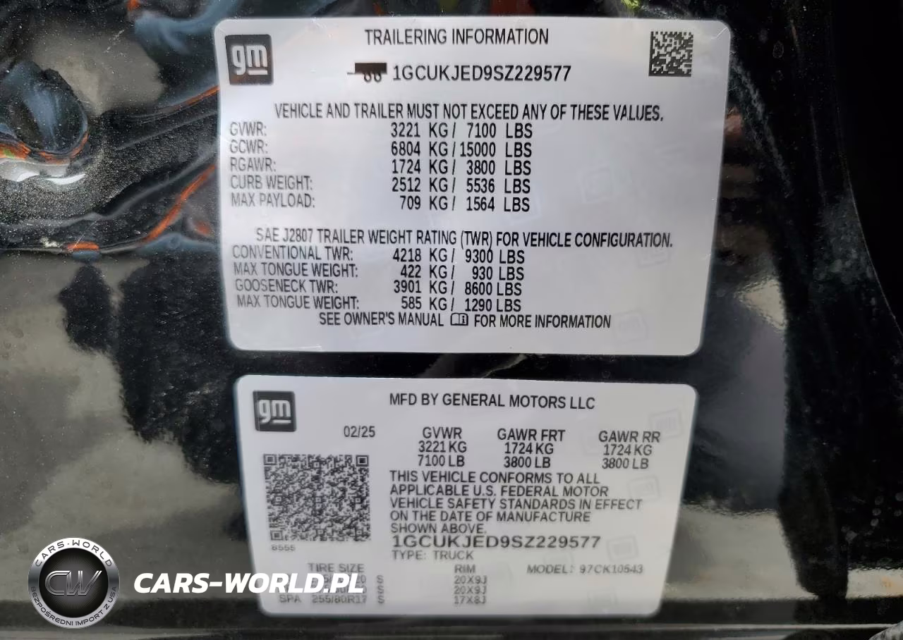 2025 Chevrolet Silverado K1500 High Country VIN:1GCUKJED9SZ229577 - 12