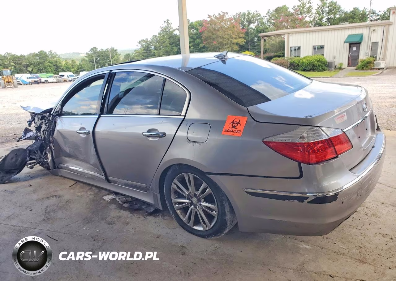 2012 Hyundai Genesis VIN:KMHGC4DF3CU208345 - 2