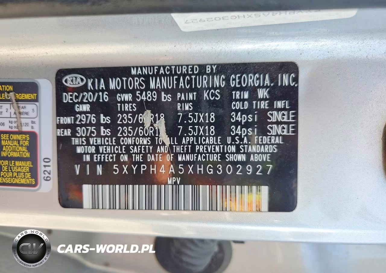 2017 Kia Sorento Ex VIN:5XYPH4A5XHG302927 - 13