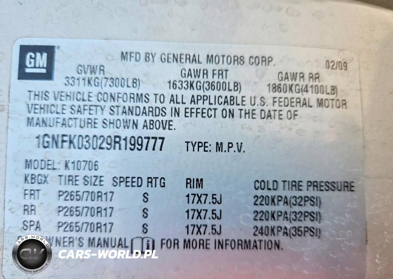 2009 Chevrolet Tahoe Special VIN:1GNFK03029R199777 - 14