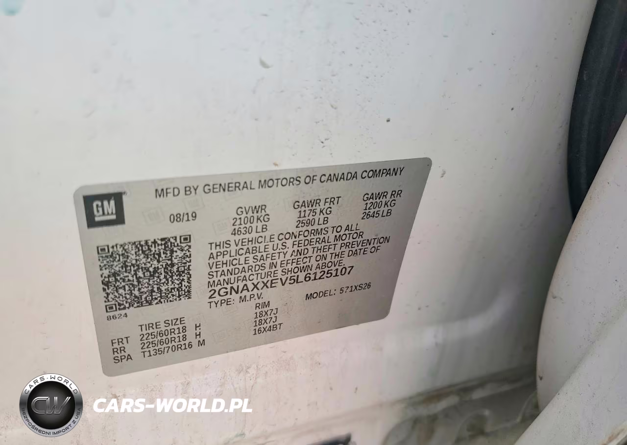 2020 Chevrolet Equinox Premier VIN:2GNAXXEV5L6125107 - 13