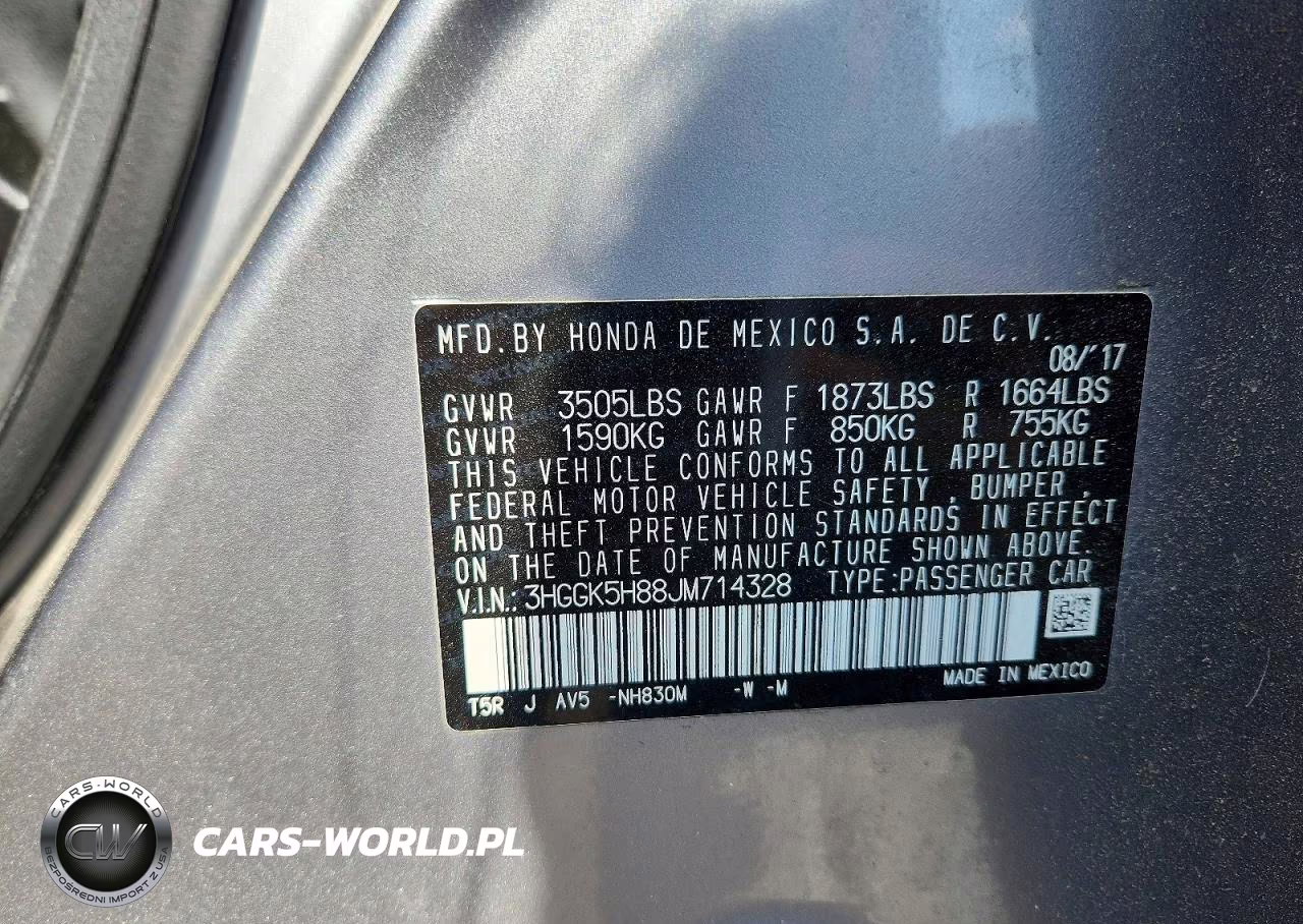 2018 Honda Fit Ex VIN:3HGGK5H88JM714328 - 12