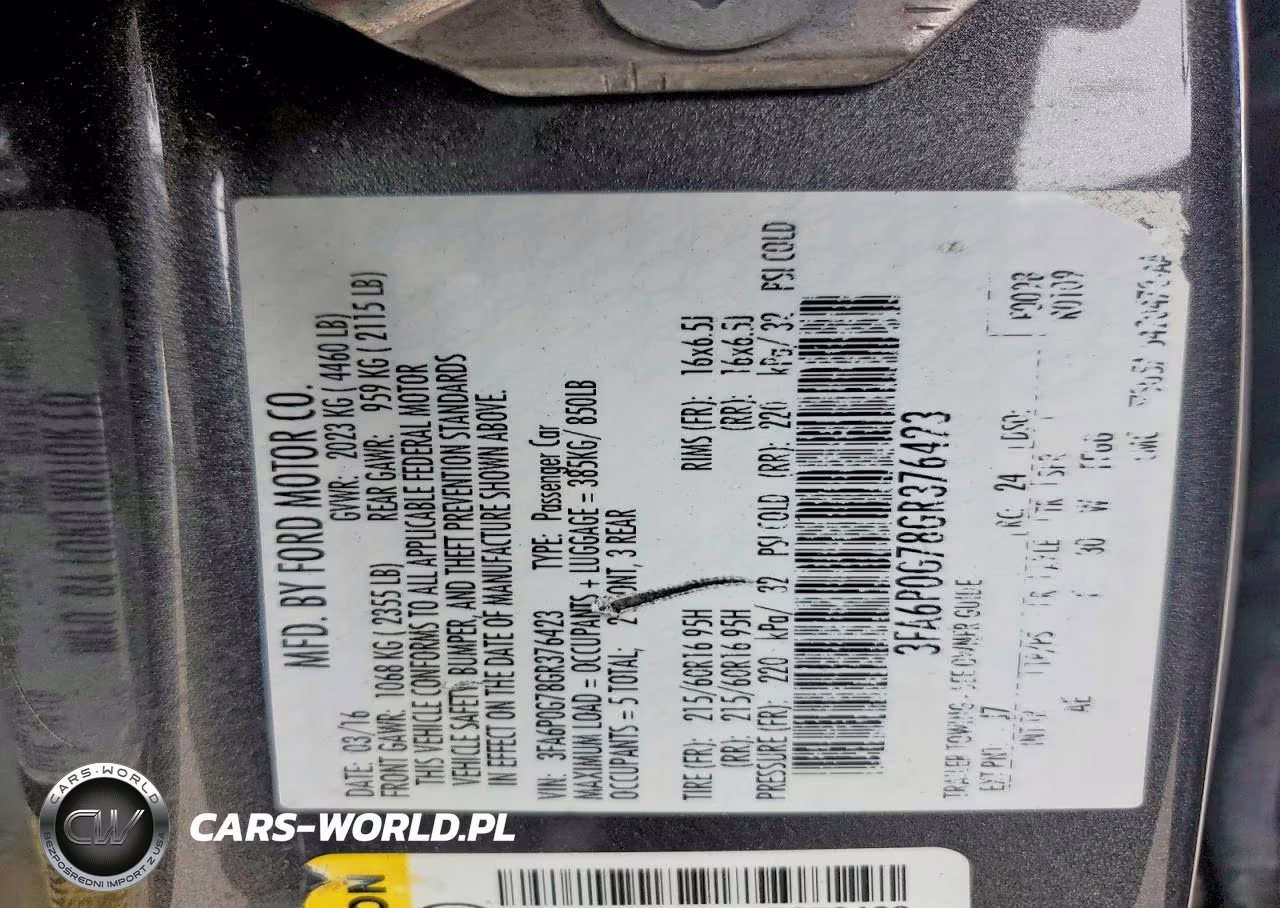 2016 Ford Fusion S VIN:3FA6P0G78GR376423 - 12