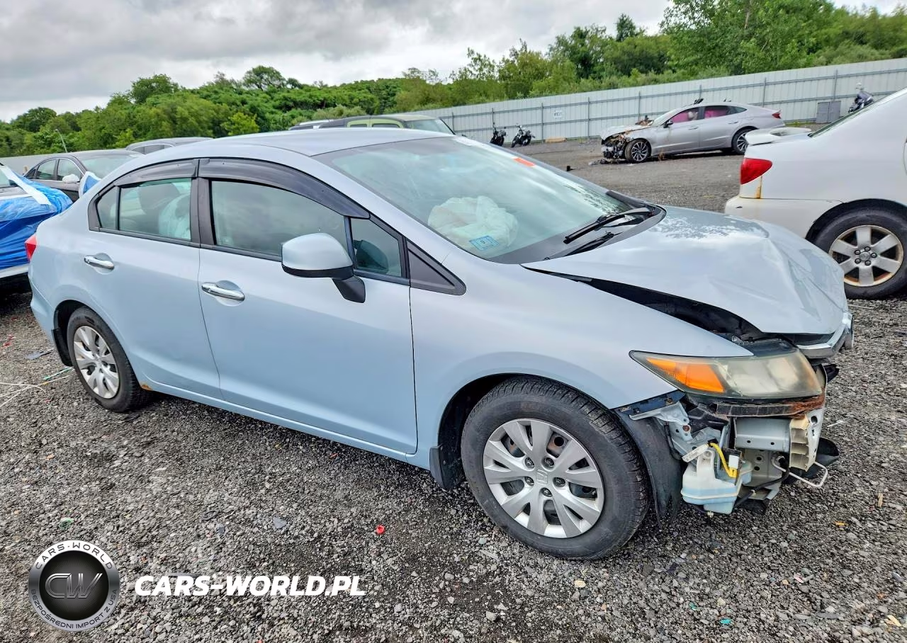 2012 Honda Civic Lx VIN:2HGFB2F57CH546881 - 4