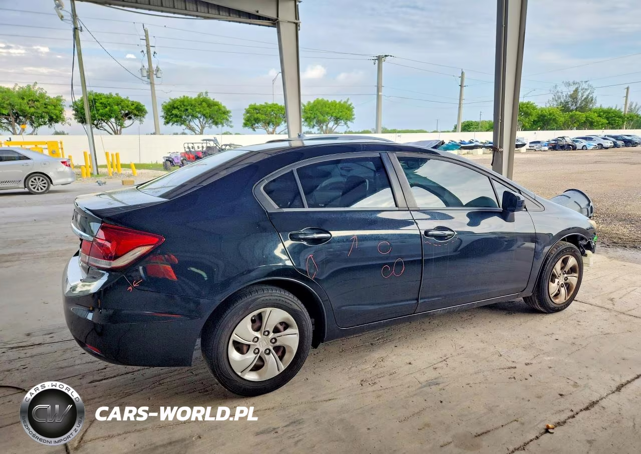 2014 Honda Civic Lx VIN:19XFB2F53EE032698 - 3