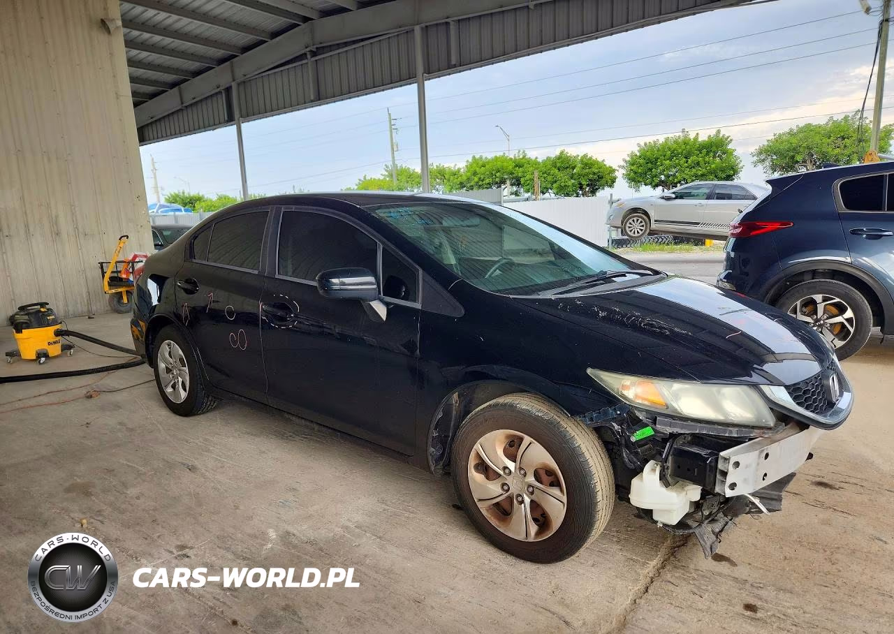2014 Honda Civic Lx VIN:19XFB2F53EE032698 - 4