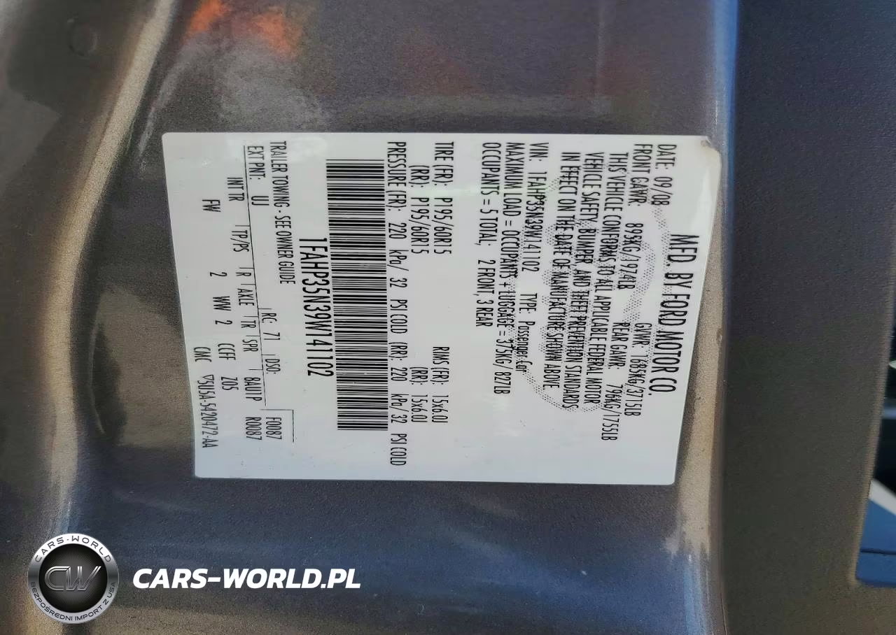 2009 Ford Focus Se VIN:1FAHP35N39W141102 - 12