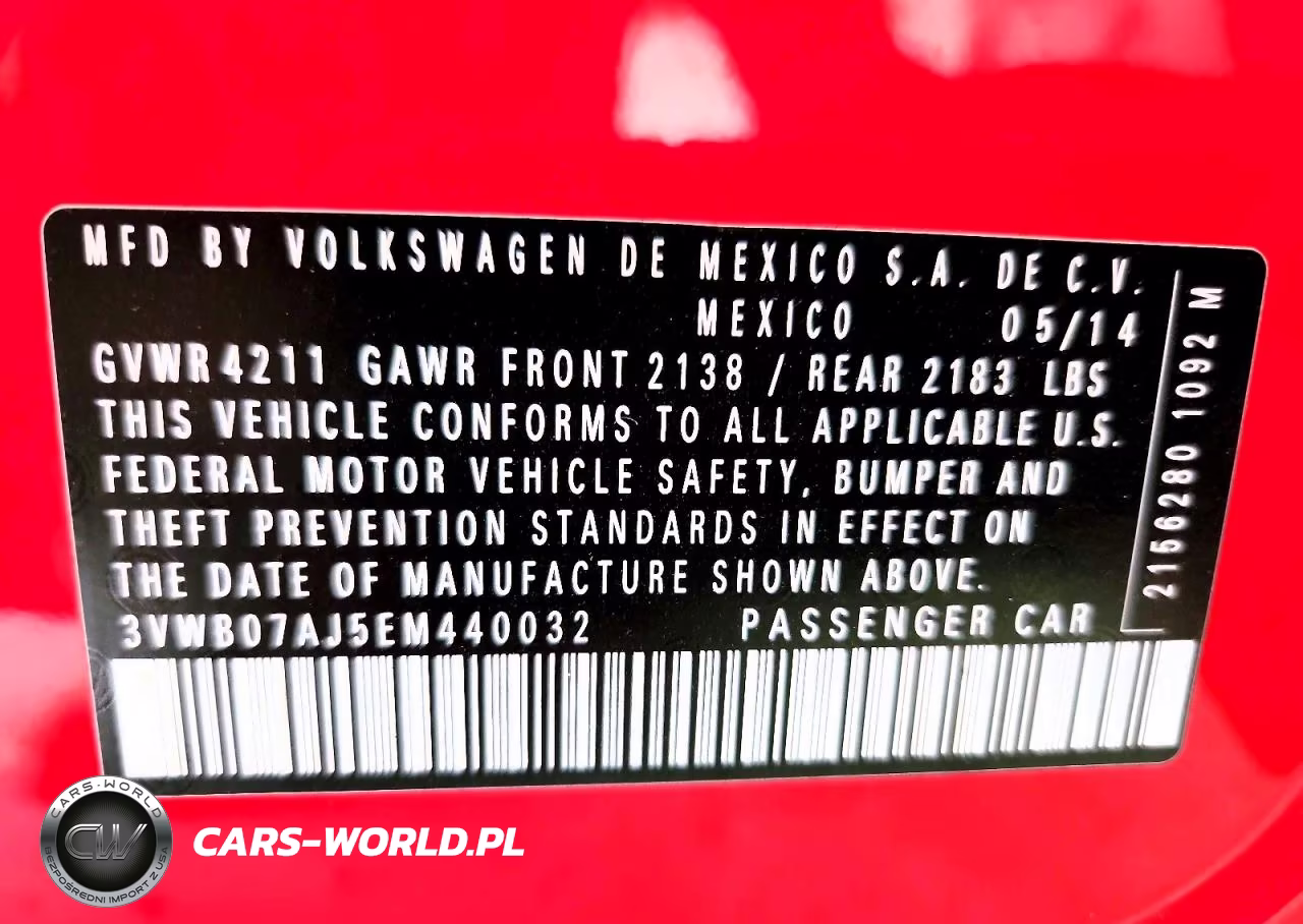 2014 Volkswagen Jetta Se VIN:3VWB07AJ5EM440032 - 12