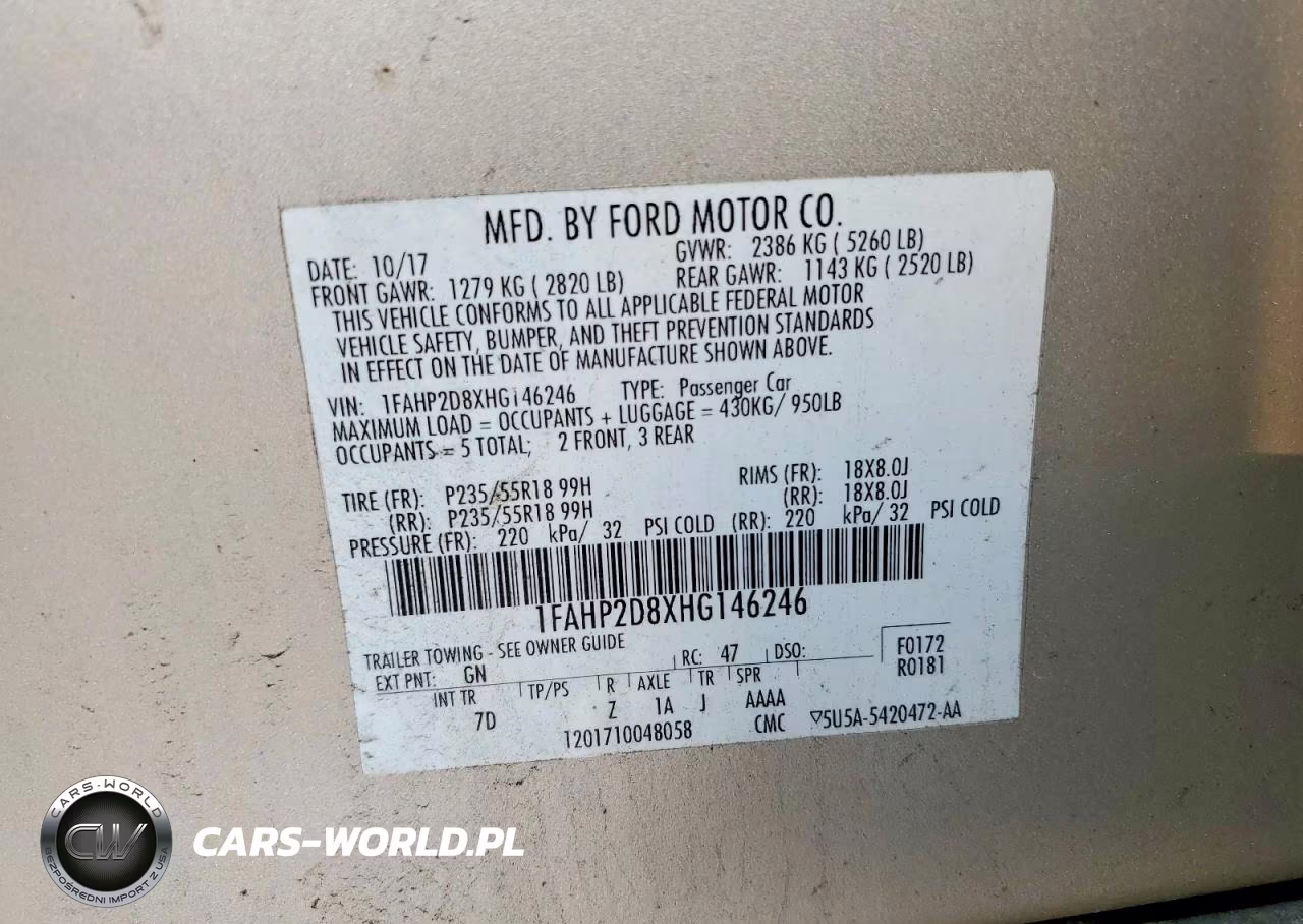 2017 Ford Taurus Se VIN:1FAHP2D8XHG146246 - 12