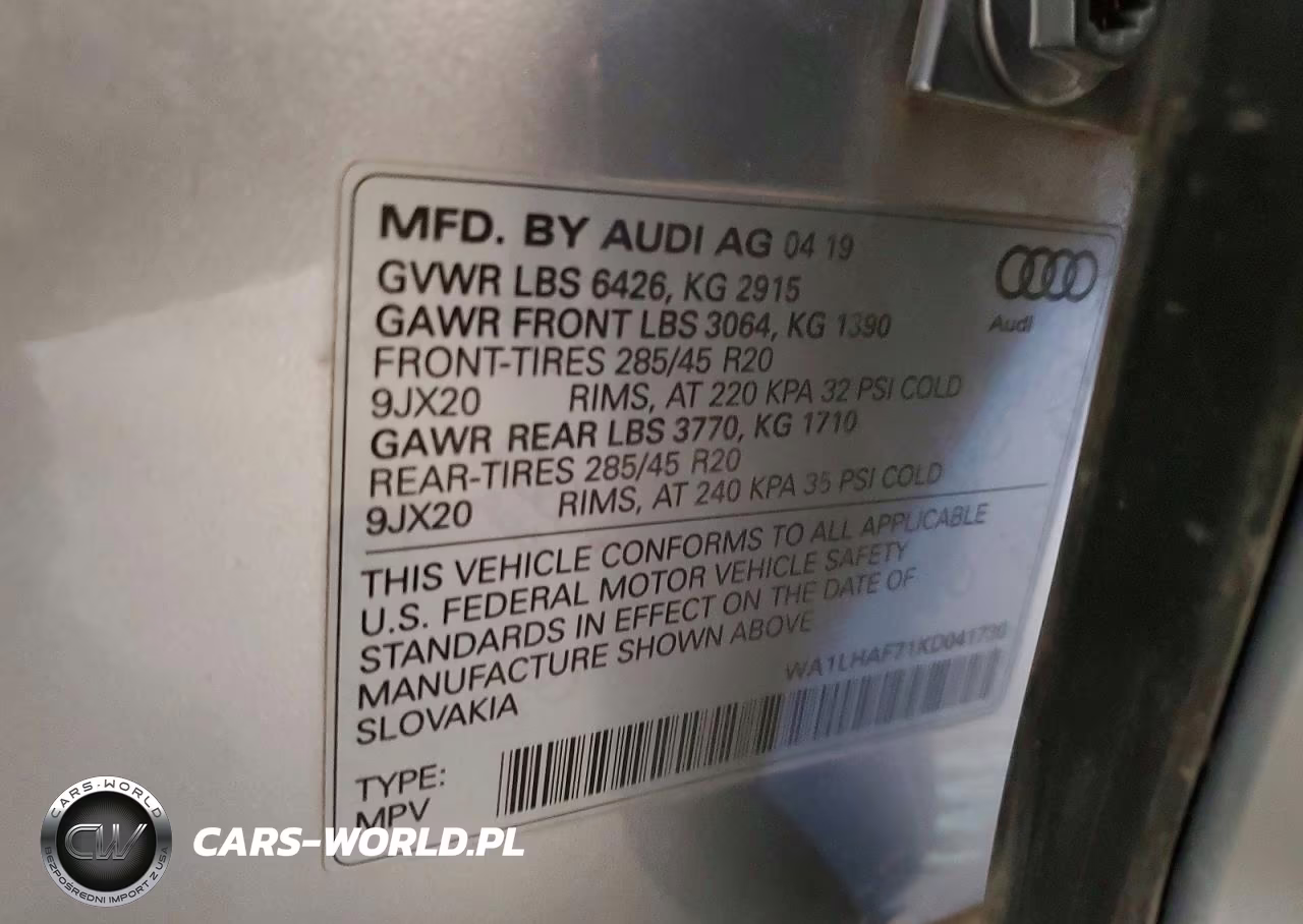 2019 Audi Q7 Premium Plus VIN:WA1LHAF71KD041730 - 13