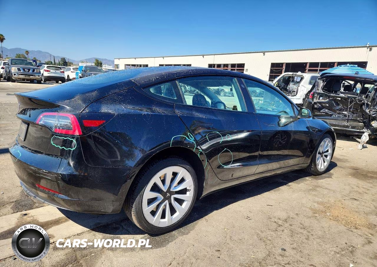 2022 Tesla Model 3 VIN:5YJ3E1EA2NF186140 - 3
