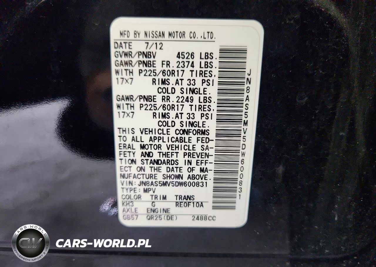 2013 Nissan Rogue S VIN:JN8AS5MV5DW600831 - 13