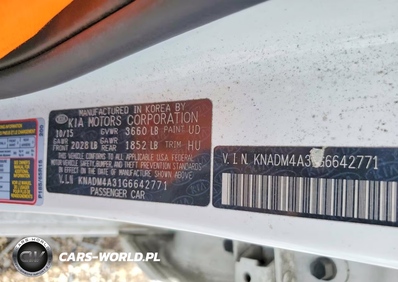 2016 Kia Rio Lx VIN:KNADM4A31G6642771 - 12