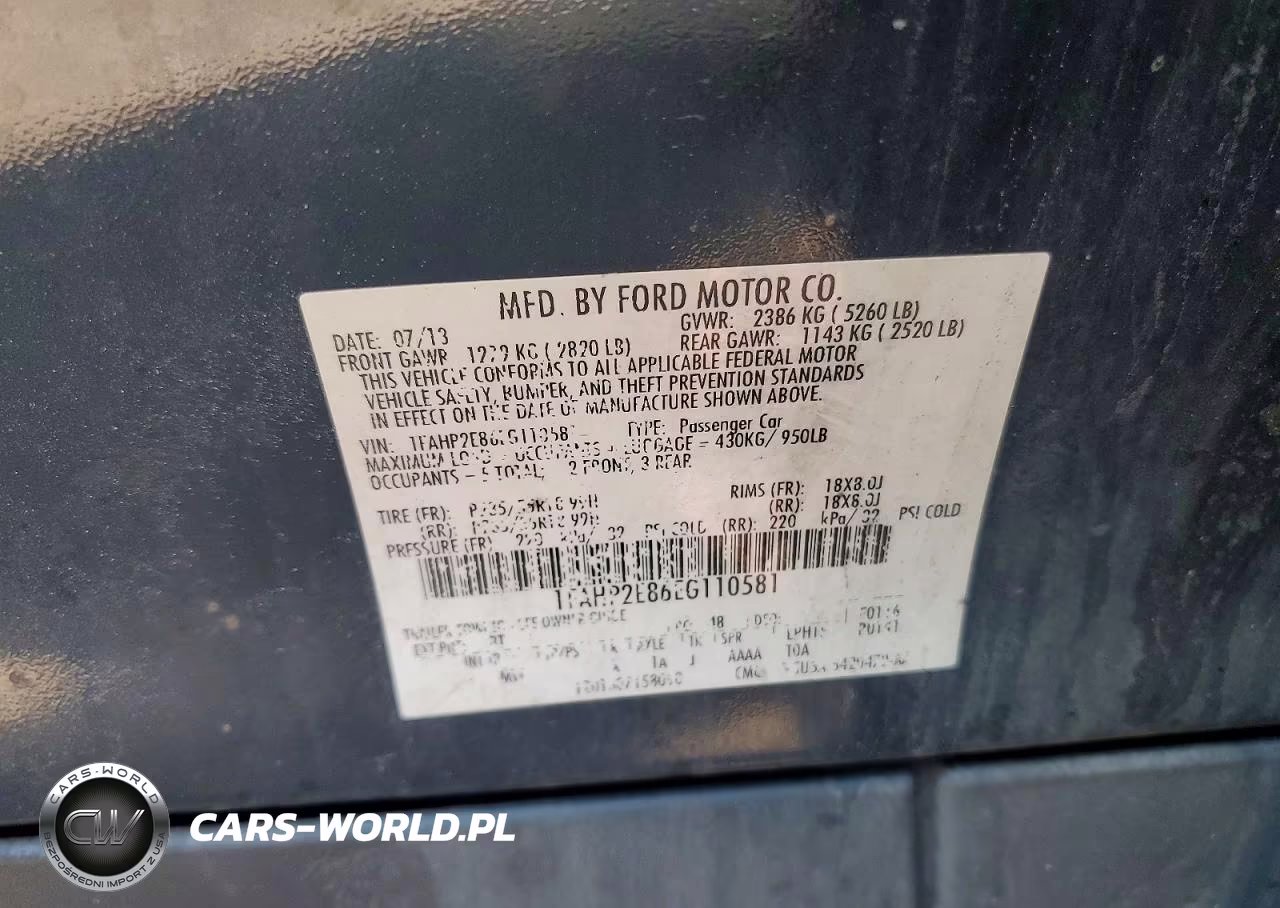 2014 Ford Taurus Sel VIN:1FAHP2E86EG110581 - 12