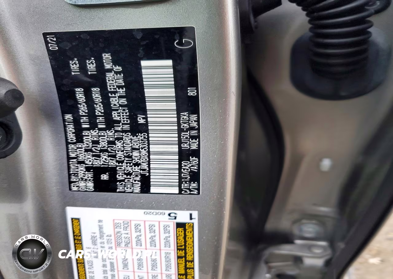 2021 Lexus Gx 460 Premium VIN:JTJAM7BX8M5303755 - 13
