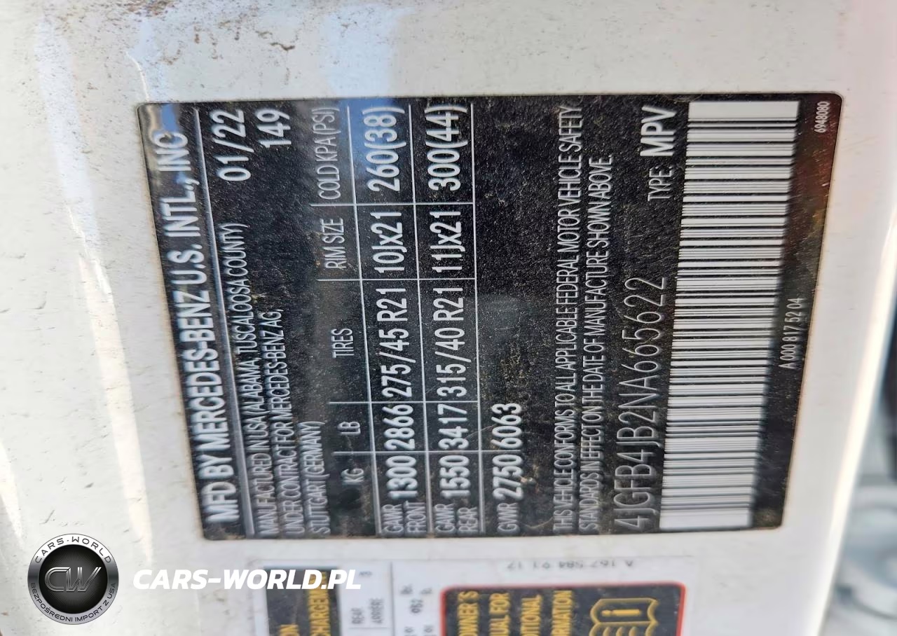 2022 Mercedes-Benz Gle 350 VIN:4JGFB4JB2NA665622 - 14