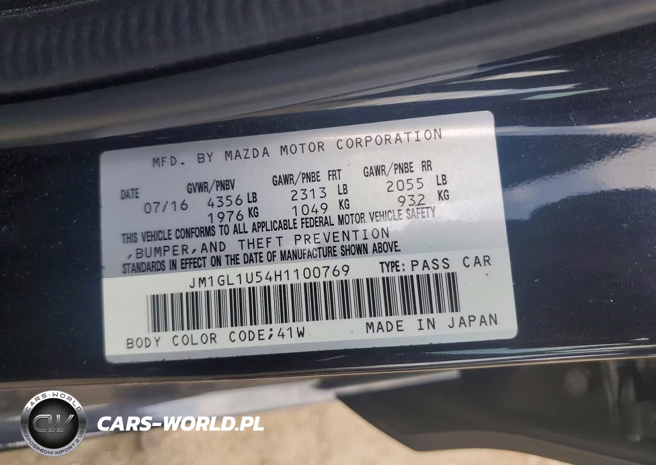 2017 Mazda 6 Sport VIN:JM1GL1U54H1100769 - 12