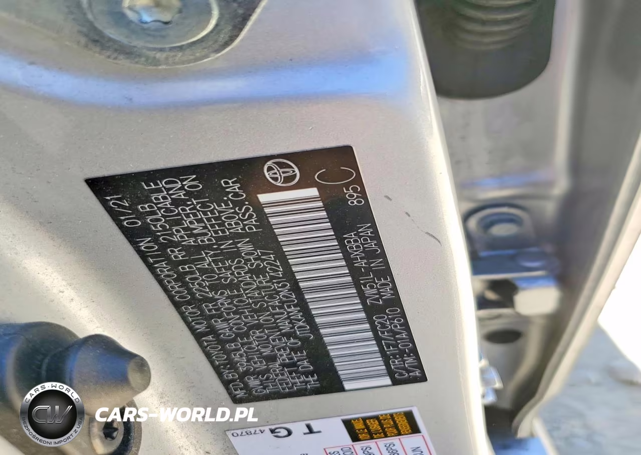 2021 Toyota Prius L Eco VIN:JTDKAMFU2M3142247 - 12