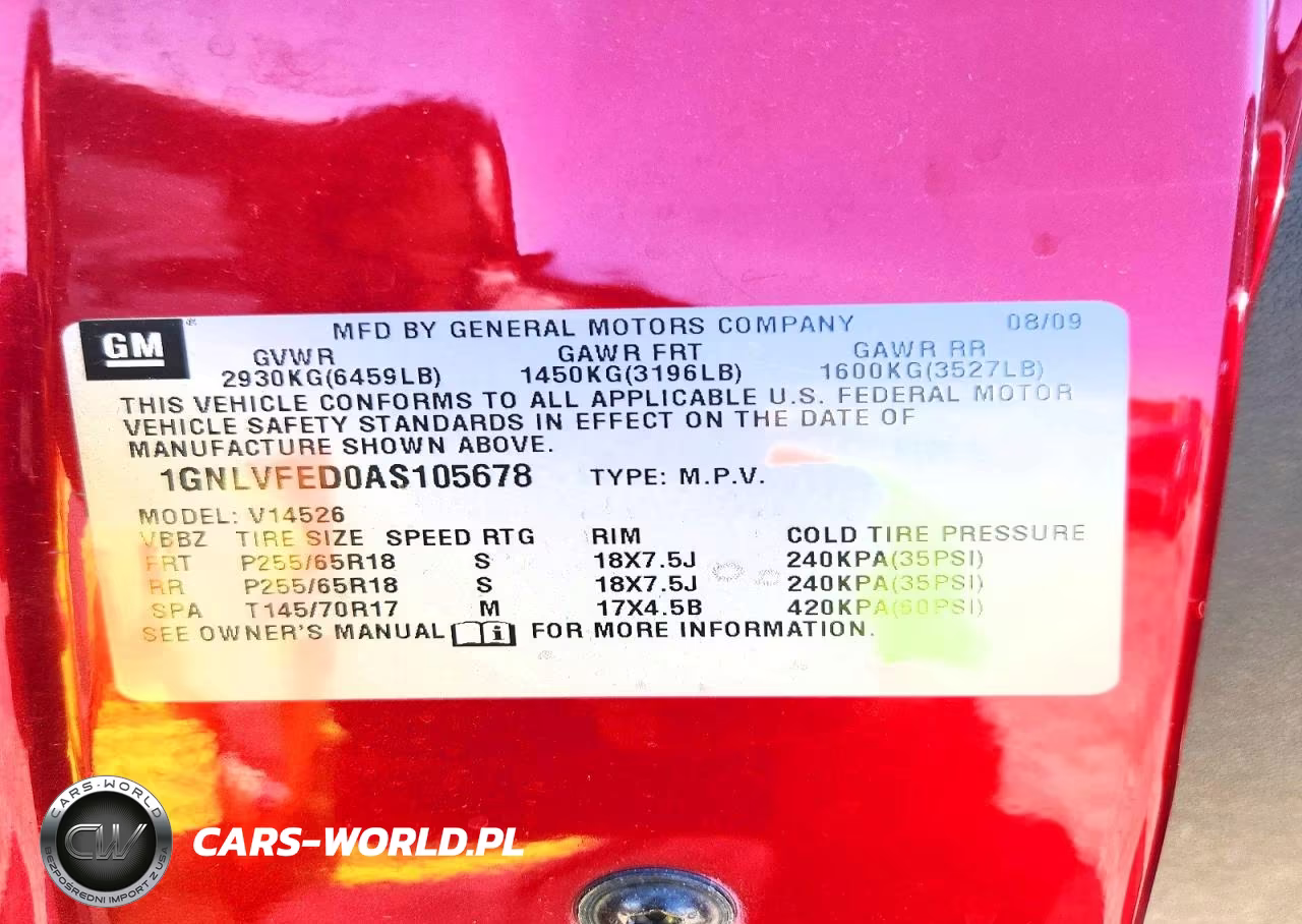 2010 Chevrolet Traverse VIN:1GNLVFED0AS105678 - 13