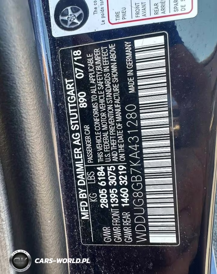 2019 Mercedes-Benz S 560 4Matic VIN:WDDUG8GB7KA431280 - 15