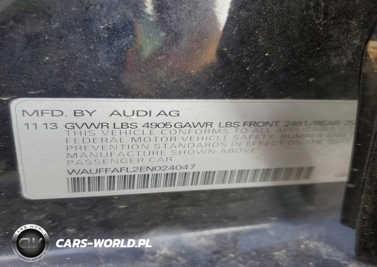 2014 Audi A4 Premium Plus VIN:WAUFFAFL2EN024047 - 12