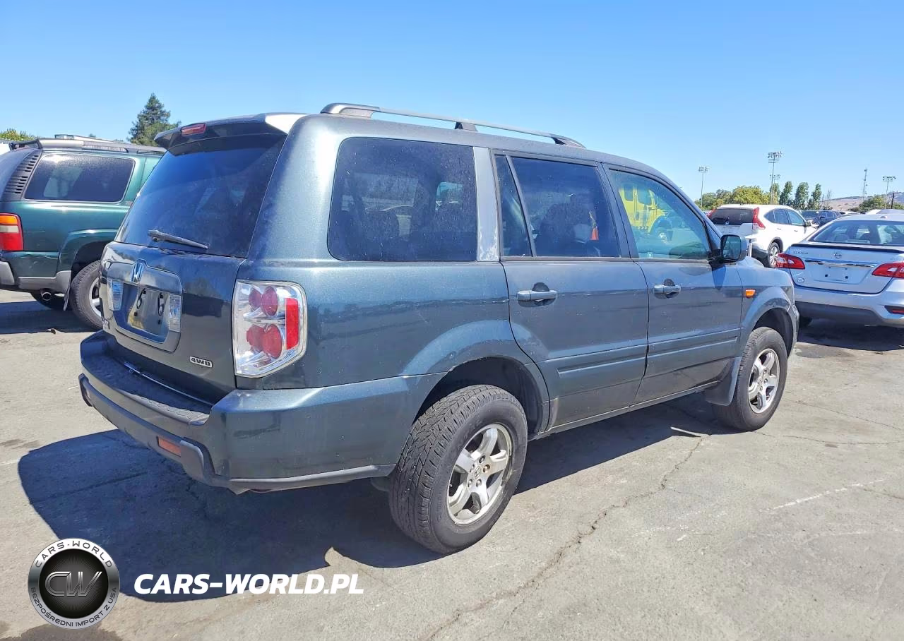 2006 Honda Pilot Ex VIN:2HKYF18436H526374 - 3