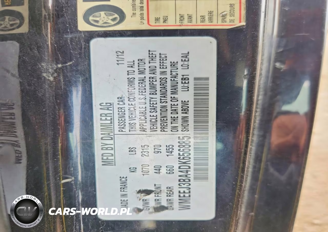 2013 Smart Fortwo Pure VIN:WMEEJ3BA4DK656885 - 13