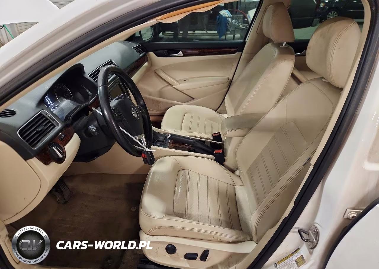 2012 Volkswagen Passat Sel VIN:1VWCH7A38CC040110 - 7