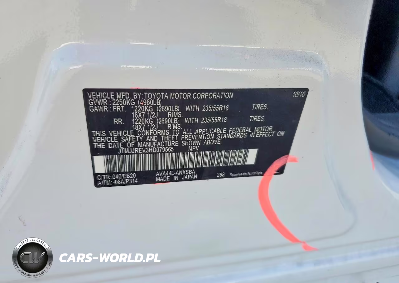 2017 Toyota Rav4 Hv Se VIN:JTMJJREV3HD079565 - 14