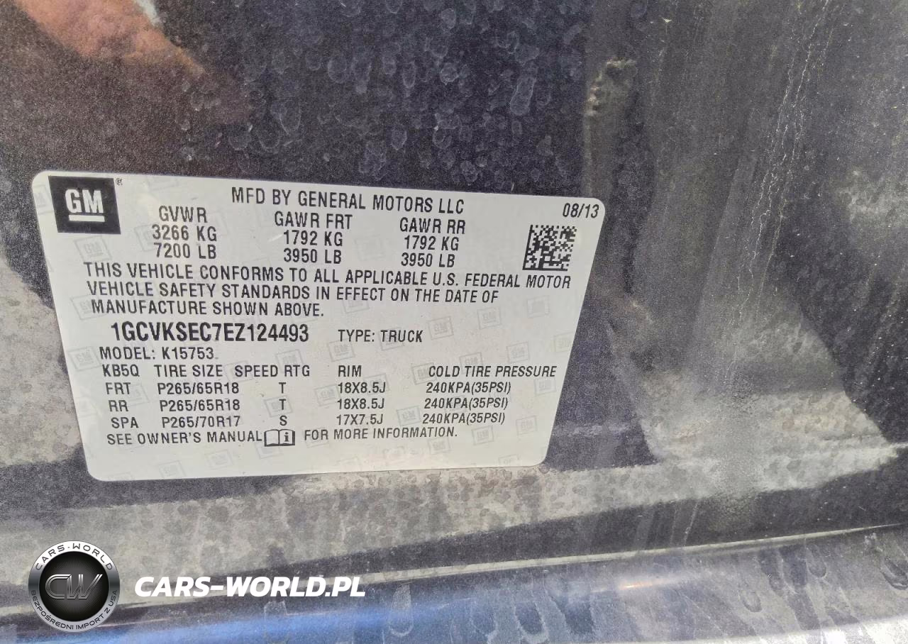 2014 Chevrolet Silverado K1500 Ltz VIN:1GCVKSEC7EZ124493 - 12