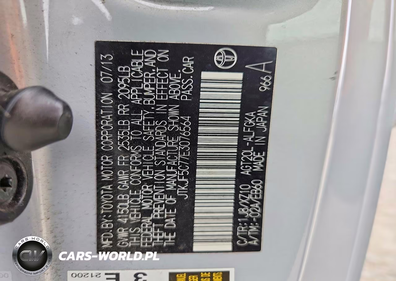 2014 Scion Tc 10 Series VIN:JTKJF5C77E3076564 - 13