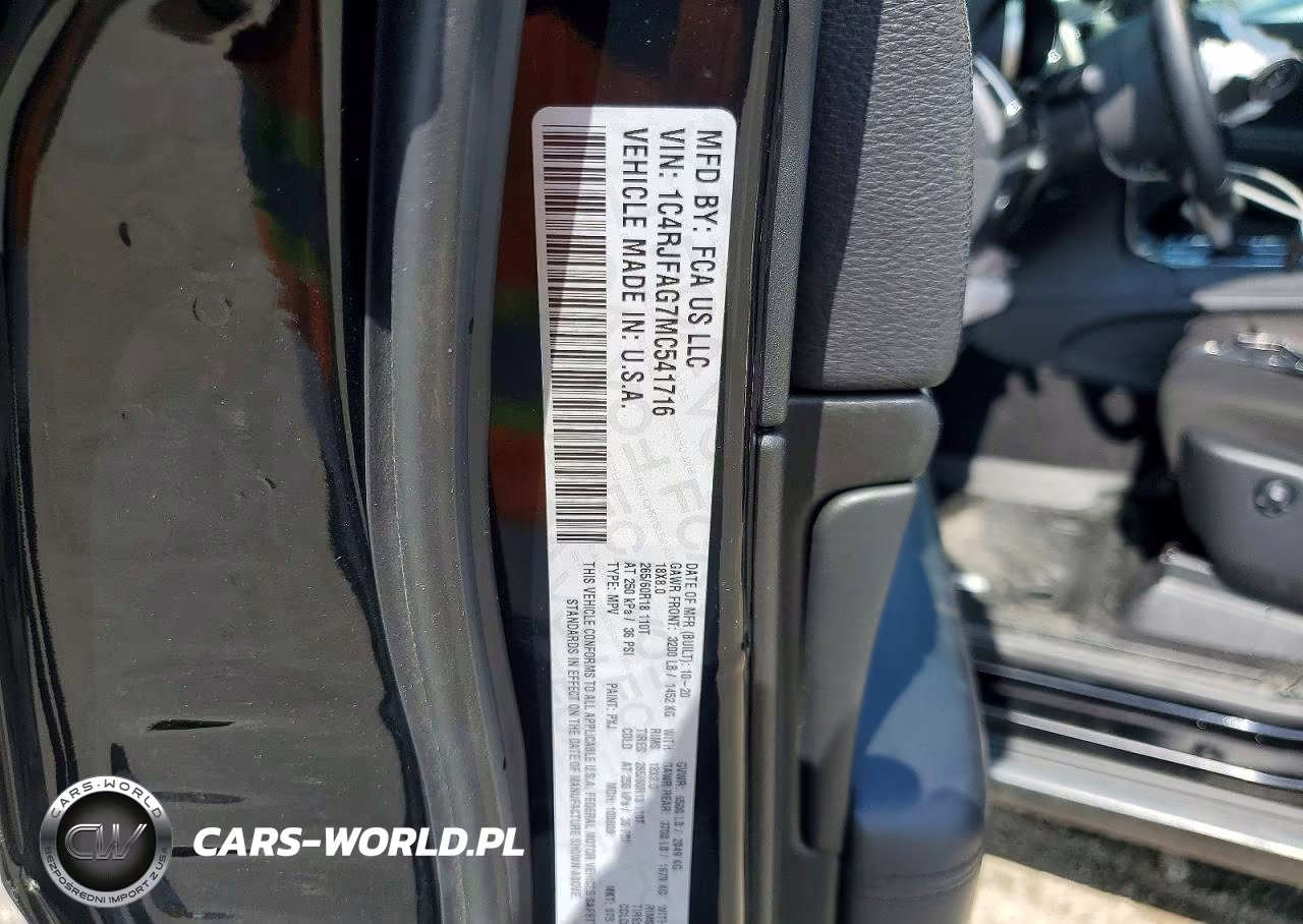 2021 Jeep Grand Cherokee Laredo VIN:1C4RJFAG7MC541716 - 13