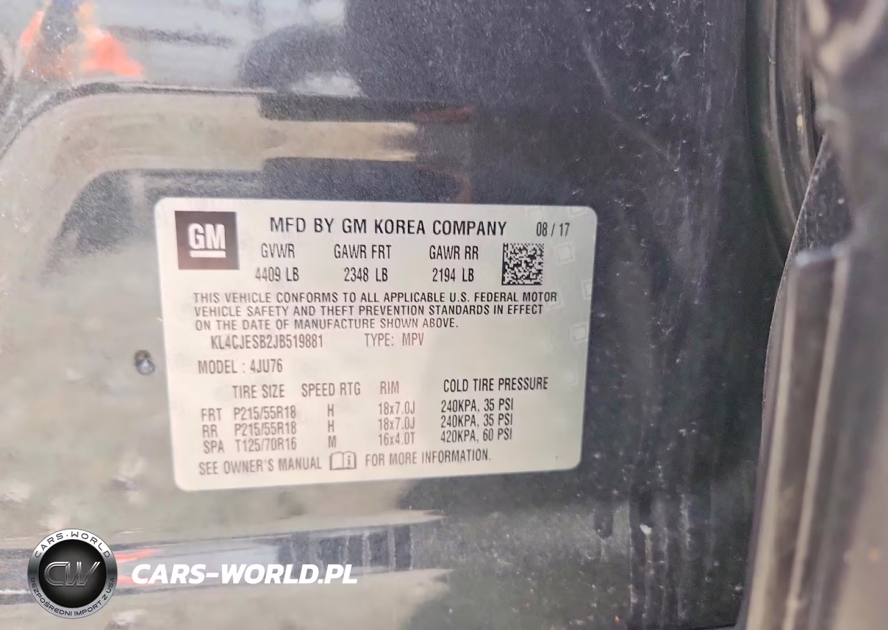 2018 Buick Encore Preferred VIN:KL4CJESB2JB519881 - 13