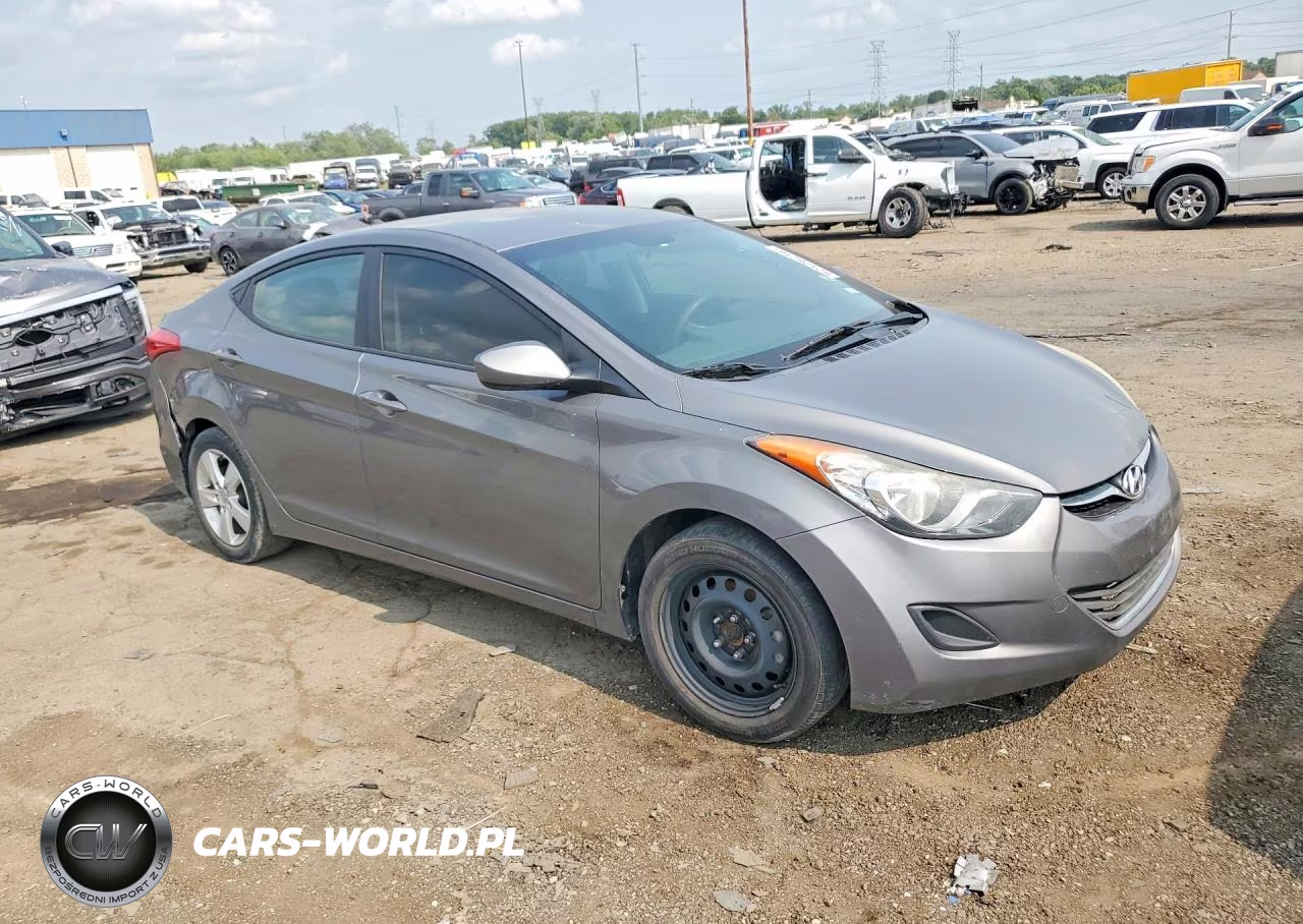 2013 Hyundai Elantra Gls VIN:5NPDH4AEXDH231461 - 4
