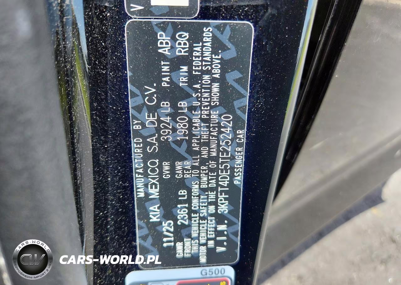 2026 Kia K4 Lxs VIN:3KPFT4DE5TE252420 - 13