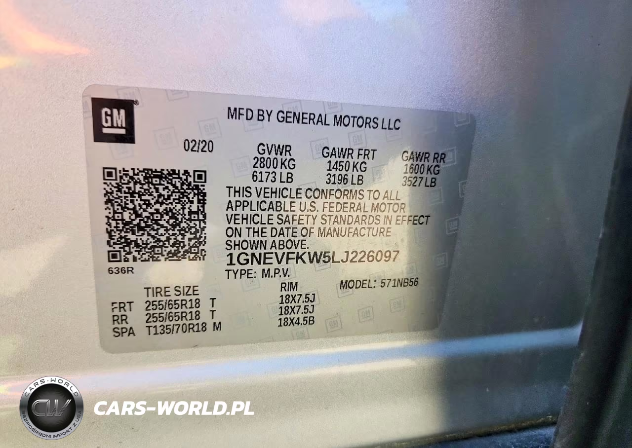 2020 Chevrolet Traverse Ls VIN:1GNEVFKW5LJ226097 - 13