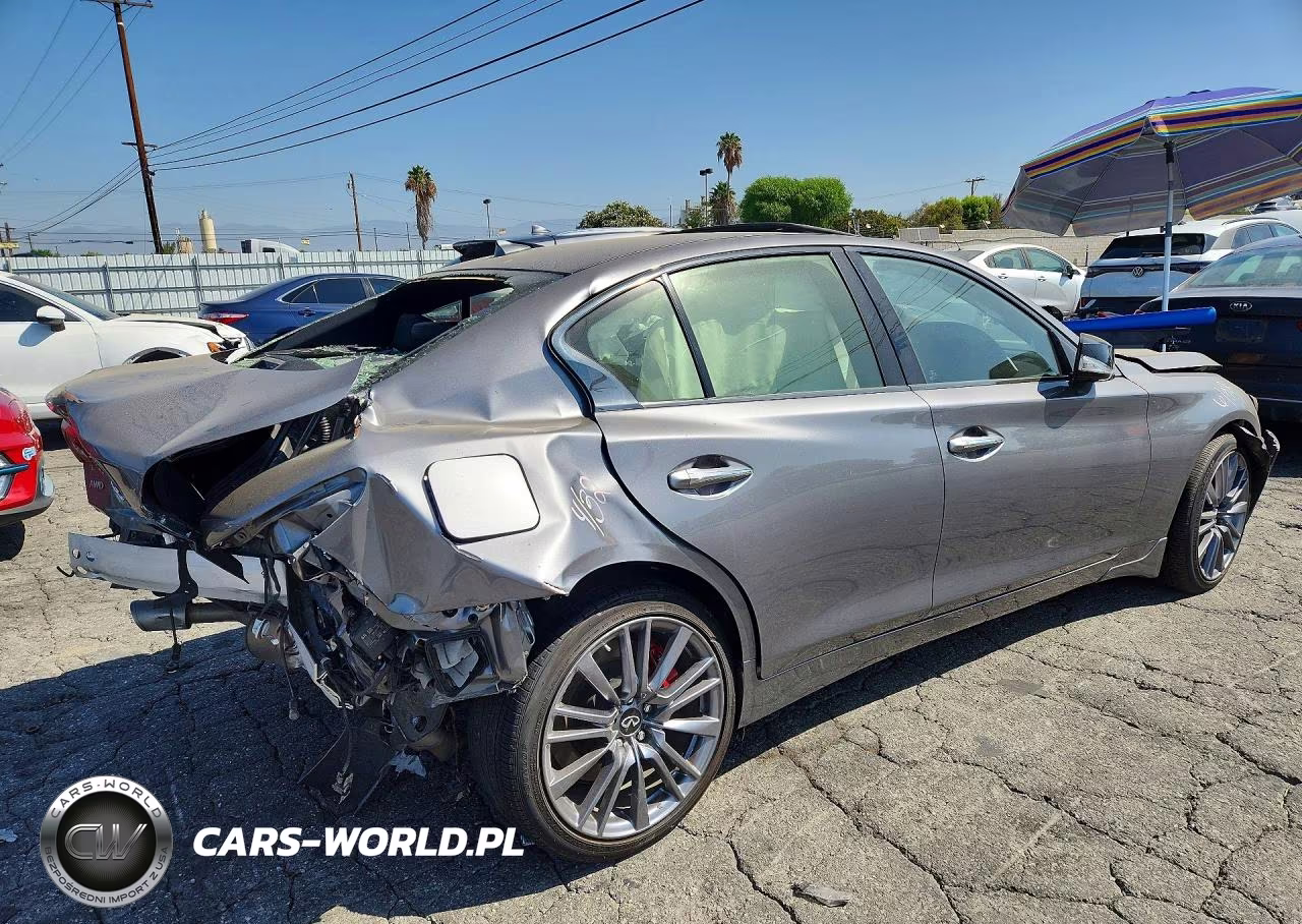 2024 Infiniti Q50 Red Sport 400 VIN:JN1FV7DR4RM680510 - 3