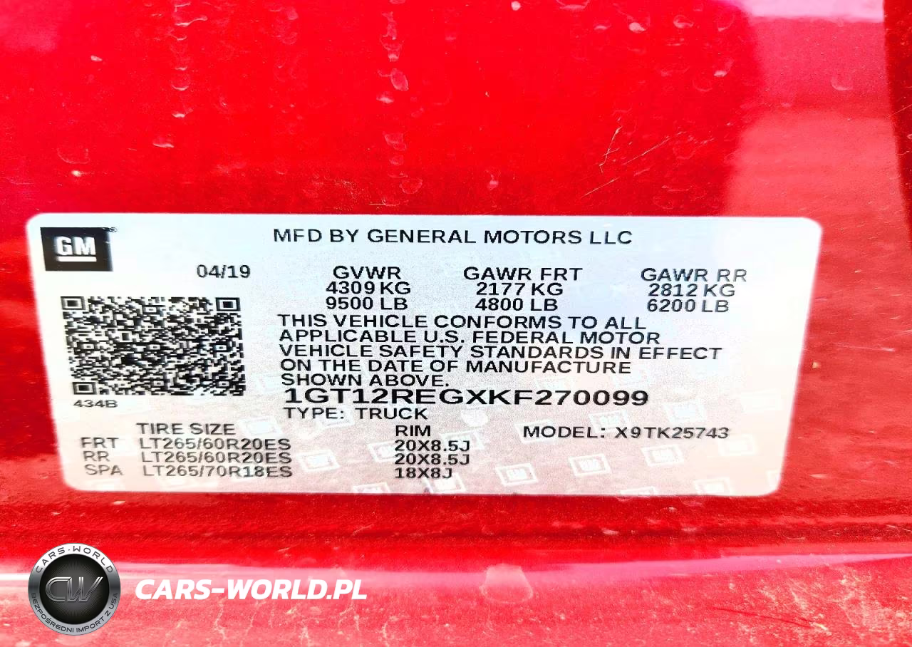 2019 GMC Sierra K2500 Slt VIN:1GT12REGXKF270099 - 13