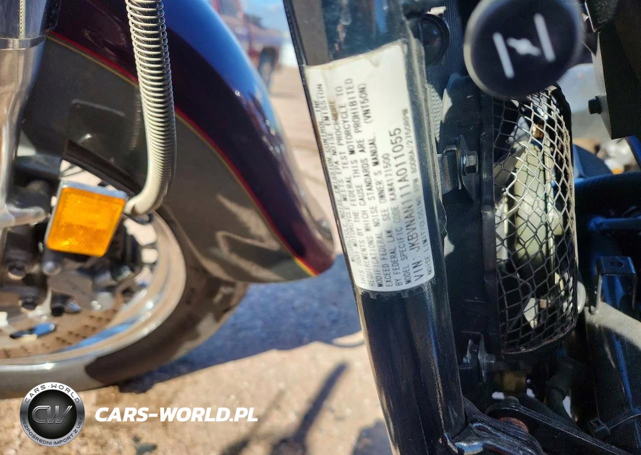 2001 Kawasaki Vn1500 N1 VIN:JKBVNAN111A011055 - 9