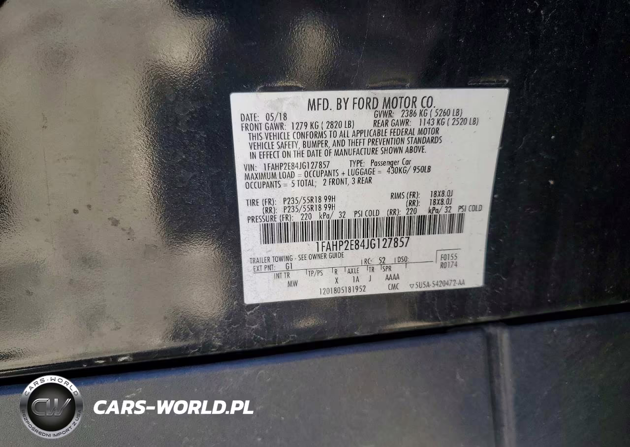 2018 Ford Taurus Sel VIN:1FAHP2E84JG127857 - 12