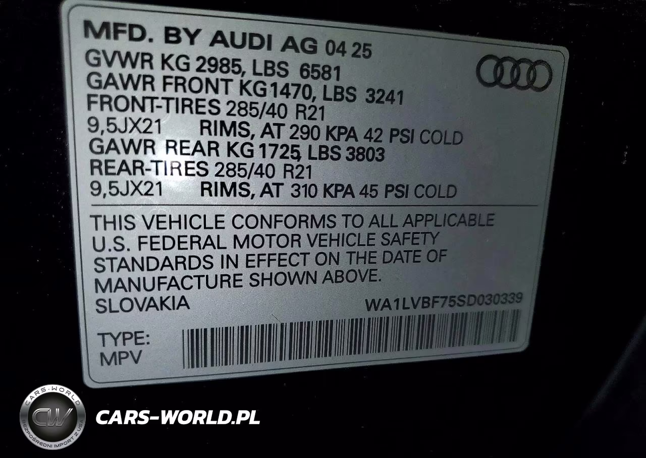 2025 Audi Q7 Premium Plus VIN:WA1LVBF75SD030339 - 14