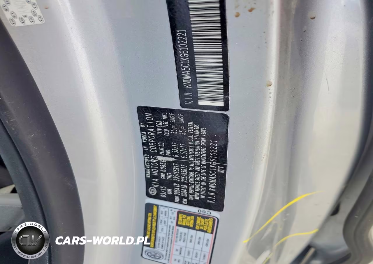 2016 Kia Sedona L VIN:KNDMA5C1XG6102221 - 12