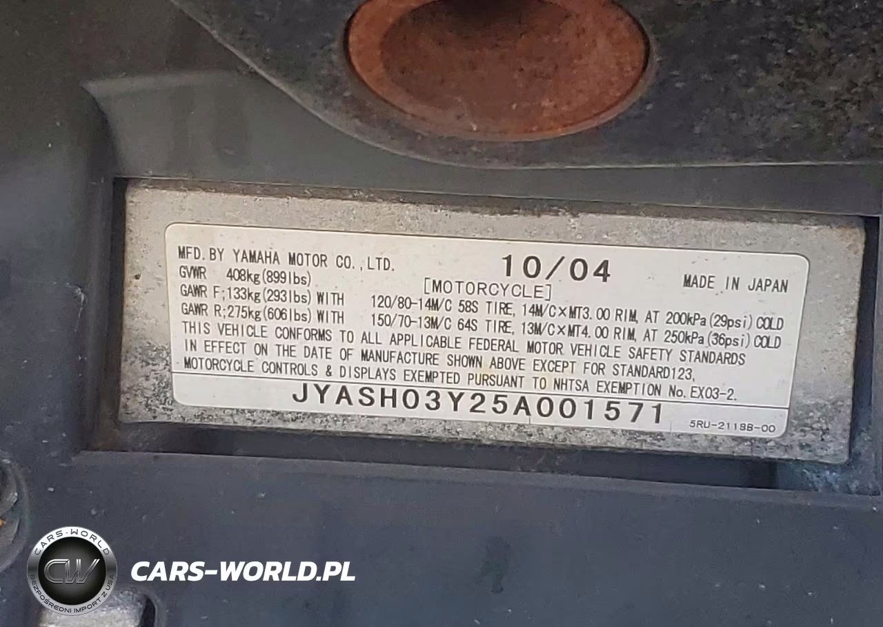 2005 Yamaha Majesty VIN:JYASH03Y25A001571 - 9