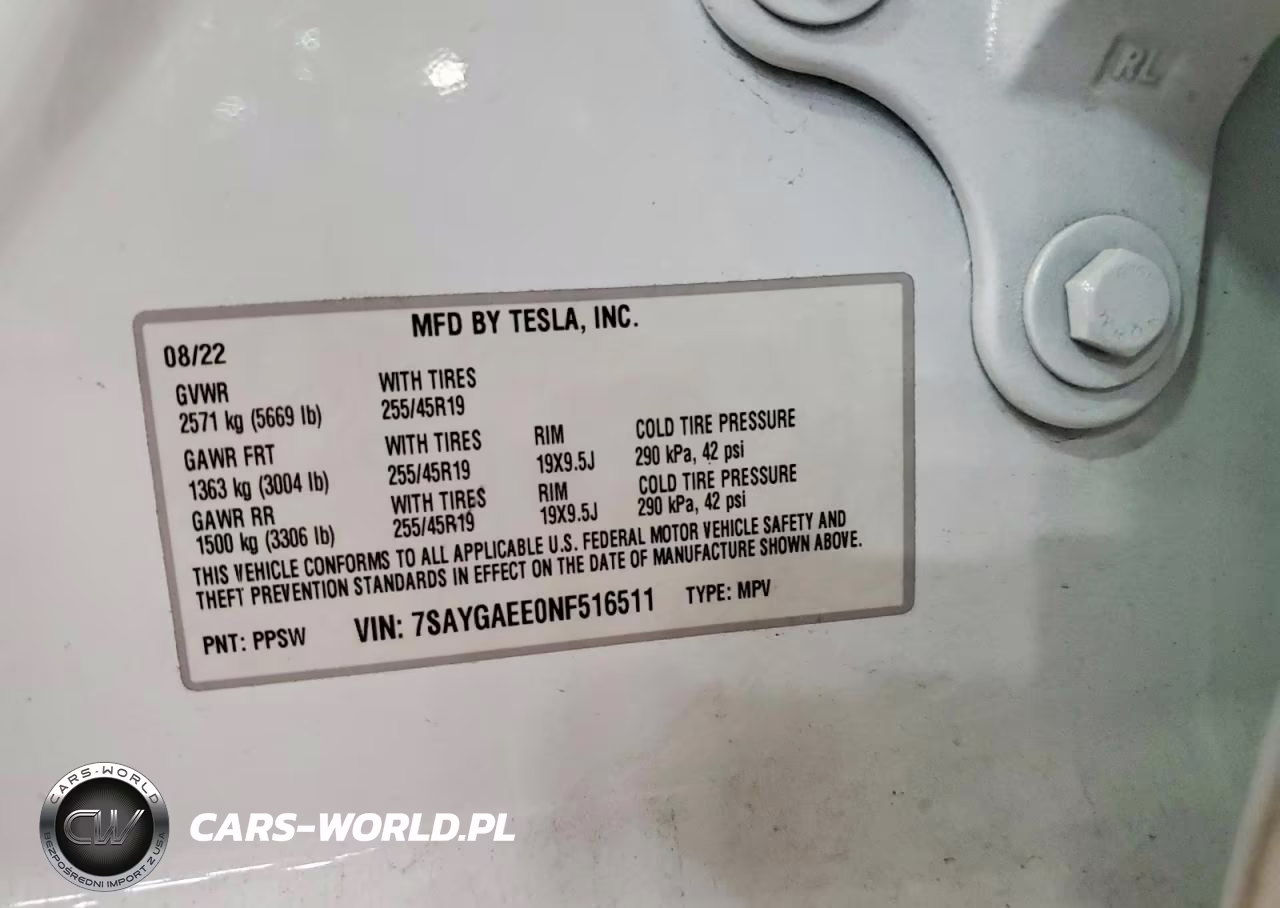 2022 Tesla Model Y VIN:7SAYGAEE0NF516511 - 14