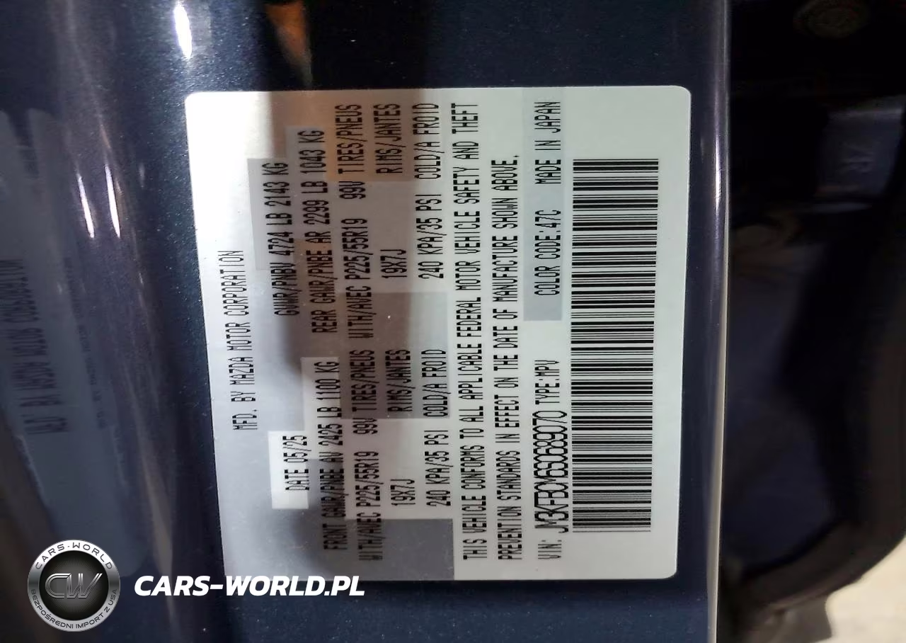 2025 Mazda Cx-5 Preferred VIN:JM3KFBCM6S0689070 - 13