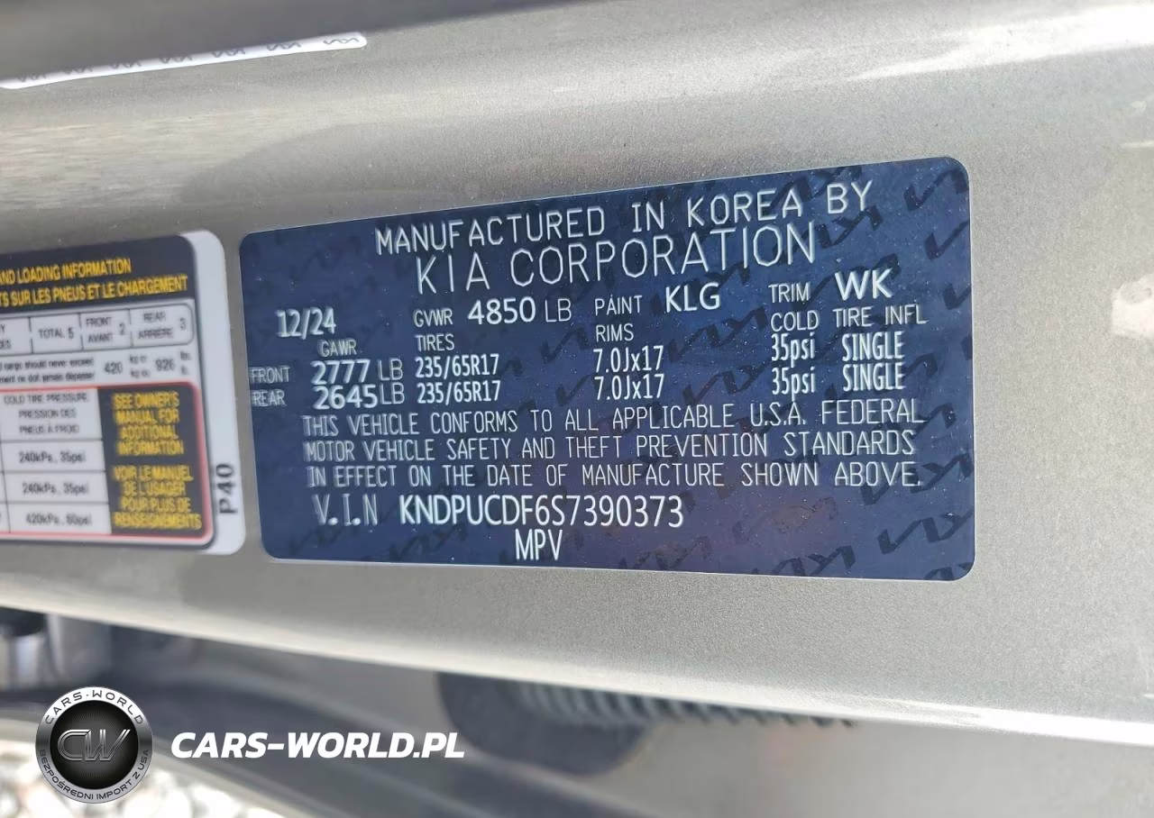 2025 Kia Sportage Lx VIN:KNDPUCDF6S7390373 - 12