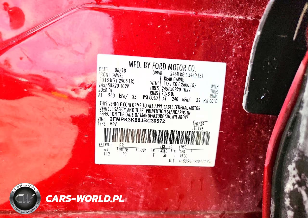 2018 Ford Edge Titanium VIN:2FMPK3K88JBC30572 - 13
