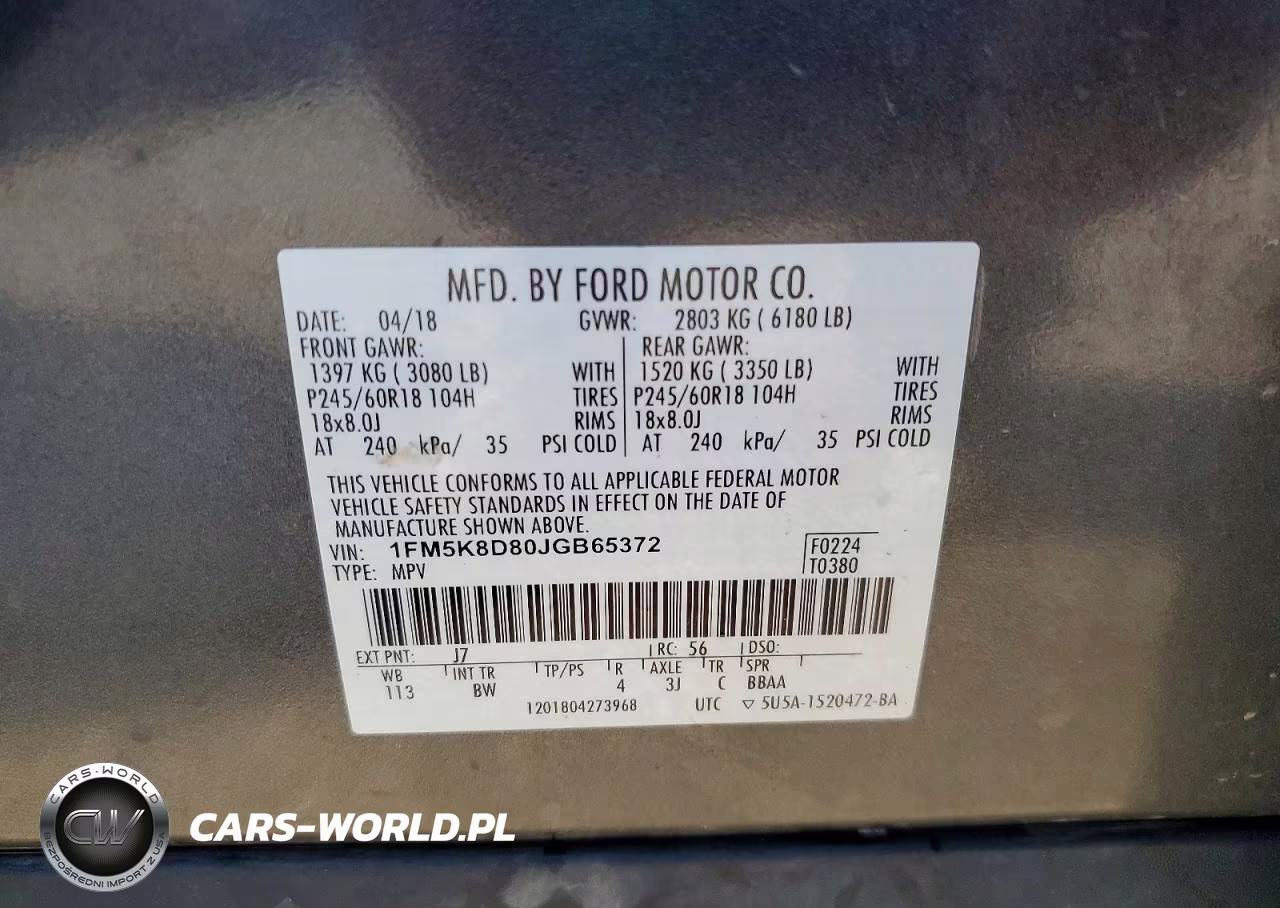 2018 Ford Explorer Xlt VIN:1FM5K8D80JGB65372 - 13